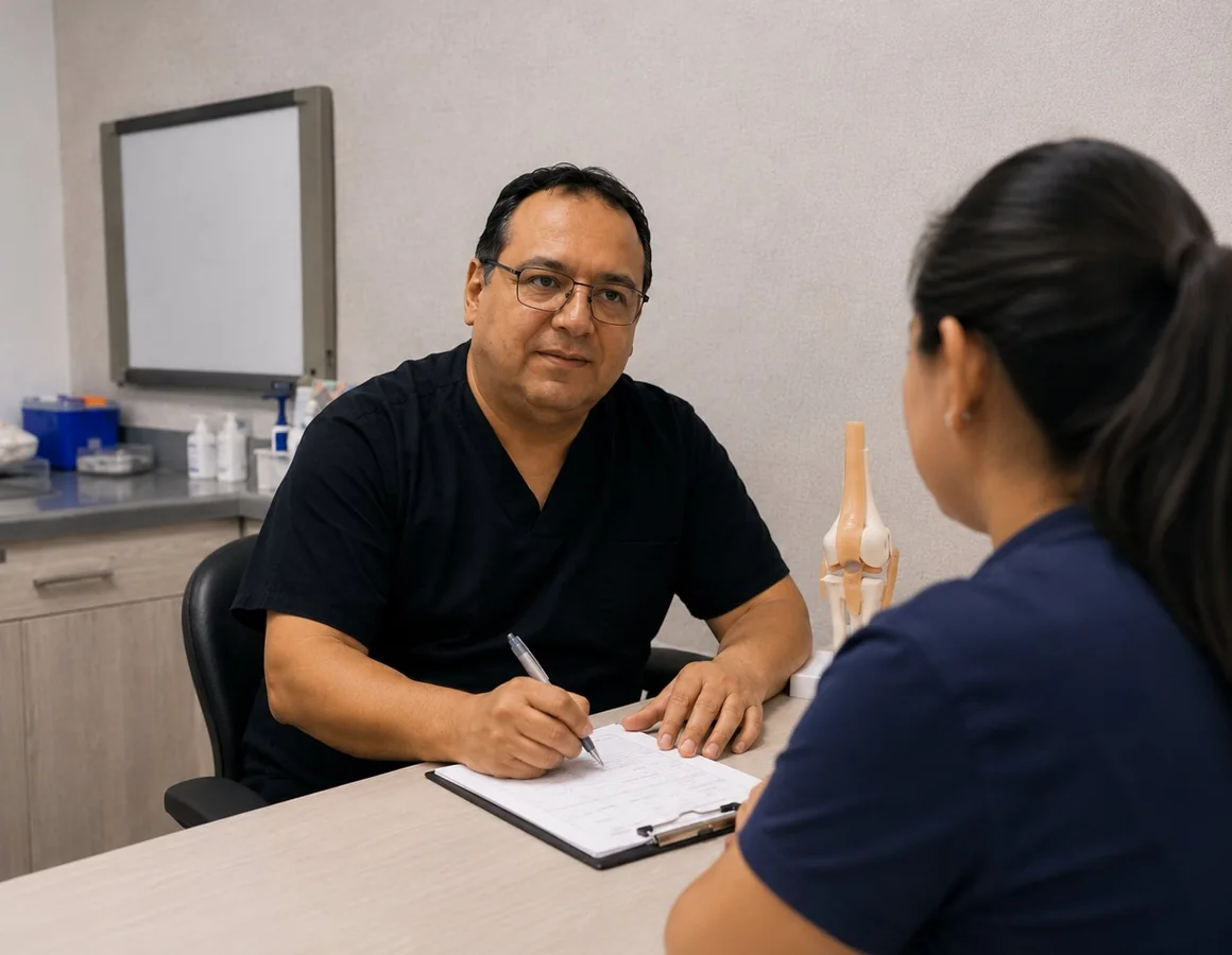 Primera consulta de ortopedia y traumatología